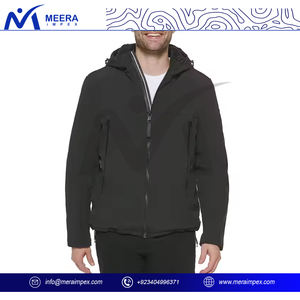 High Quality Outdoor Winter Softshell Jacket for Men Custom Logo Plus Size <b>Hoodie</b> Stand ODM Factory Waterproof High Street - Product Image 3