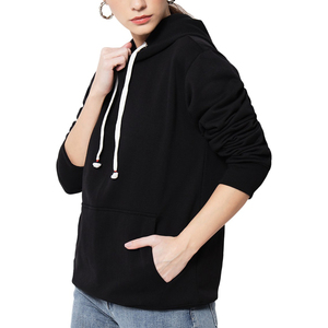 Sudadera con capucha para mujer: Opción urbana elegante, perfecta para la exploración de la ciudad, ofrece corte clásico, ideal para compras a granel, ajuste acogedor - Product Image 4