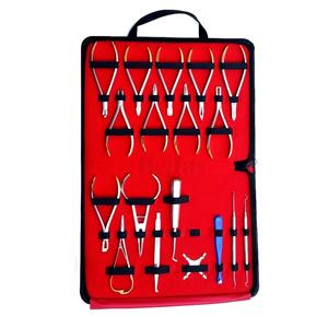 Kit composite d'outils d'instruments dentaires d'orthodontie de base de haute qualité pour le placement des accolades et l'examen oral, 18 pièces - Product Image 3