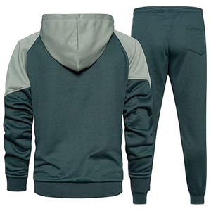 Chándales para hombre, chándal informal a prueba de viento, moda, 2 piezas, cremallera completa, conjuntos de traje atlético para correr, chándal deportivo - Product Image 5