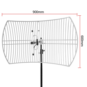 <span class=keywords><strong>Antena</strong></span> de polarización única para exteriores 698-2700MHz 2G 3G 4G <span class=keywords><strong>Antena</strong></span> parabólica de rejilla de alta ganancia para <span class=keywords><strong>amplificador</strong></span> de señal - Product Image 1