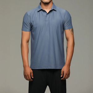 เสื้อโปโลทรงสลิมฟิตสำหรับผู้ชายระบายอากาศได้ดีผ้าตัดความคมชัดและลายจุดที่สมบูรณ์แบบสำหรับธุรกิจลำลองหรือชุดกอล์ฟเสื้อโปโล - Product Image 3