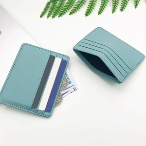 Cartera de cuero PU con bloqueo RFID para hombre, venta directa de fábrica 2025, con cabeza de cocodrilo, Clip para tarjeta de crédito a la moda - Product Image 1