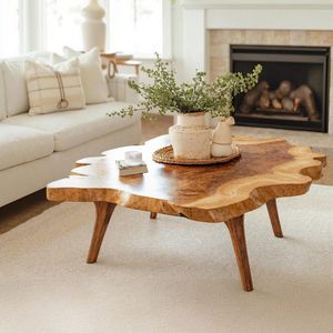 Mesa de Centro de Madera de Estilo Moderno para un Interior Minimalista que Crea un Espacio de Vida Limpio y Organizado - Product Image 6
