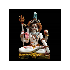 Statue blanche Shiva - Product Image 1
