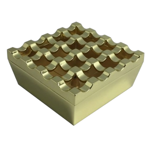 Léger et portable en gros accessoires pour fumeurs cendrier en métal intérieur extérieur cendrier à cigarettes cendrier à cigares - Product Image 1