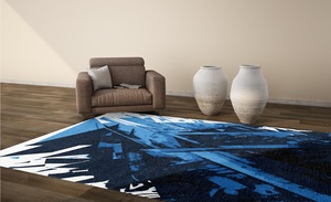 Alfombra Persa de Lana Anudada a Mano con Patrón Abstracto, Antideslizante, Ecológica, de 12 mm de Grosor para Salas de Estar, Hoteles y Espacios Comerciales - Product Image 2