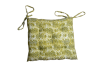 Coussin de chaise en lin multicolore assorti Kantha Mix, taille personnalisée, doux, tissé et matelassé pour la décoration intérieure