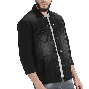 แจ็กเก็ตผ้ายีนส์สำหรับผู้ชายดีไซน์ใหม่เสื้อผ้าแนวสตรีทแบบลำลองทันสมัยทรงหลวมพอดีตัวปกติดีไซน์ใหม่ - Product Image 3