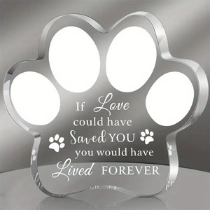 Recuerdo Fotográfico de Piedra Natural Acrílica de Alta Transparencia, Personalizable, el Mejor Regalo para Mejores Amigos, Decoración para Sala de Estar, Hogar y Mascotas - Product Image 4