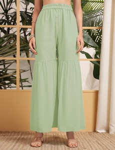 Kurta brodé pour femmes avec palazzo tenue de fête et de fête à la mode costume indien élégant pour les mariages et les occasions - Product Image 6