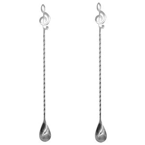 Agitateur en acier inoxydable de finition argentée de barman pour mélangeur de boissons de fête, agitateur de Cocktail de prix de gros pour l'agitation de boisson - Product Image 2