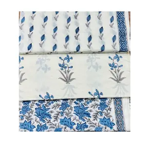 Melhor Qualidade Algodão Lona Tecido Home Textile Algodão Tecido para cama do fabricante indiano e fornecedor