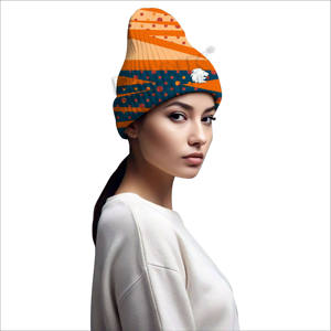 Nouveaux bonnets en jacquard pour femmes de haute qualité, services OEM, fabrication au Pakistan, prix bas, bonnets pour femmes - Product Image 2