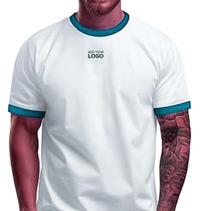 Camisetas Personalizadas con Logotipo, Transpirables, Suaves, 100% Algodón y Poliéster/Algodón, con Impresión Digital - Product Image 1