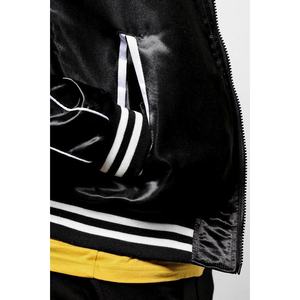 NOUVEAU 2025 Vente en gros Veste universitaire en satin de meilleure qualité sur mesure Veste universitaire en satin de mode pour hommes - Product Image 4