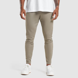 Pantalons de survêtement sans couture avec logo privé Bas pour hommes Jogging Anti-statique Polyester Coton Bas actifs pour adultes - Product Image 2