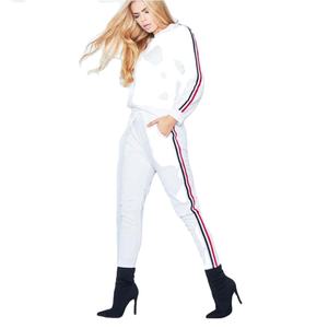 Sudadera con capucha para correr, ropa deportiva con rayas laterales, venta al por mayor - Product Image 1