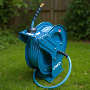 Carrete para Manguera de Jardín BluBird de 15 m con Carcasa Metálica y Conexión de Salida DN 7.2 EWO para Aire y Agua - Product Image 3