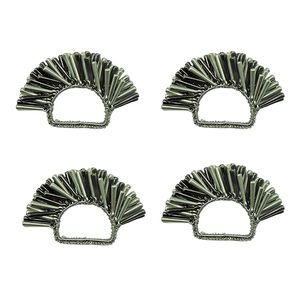 Servilleteros de humo negro hechos a mano, piezas únicas de centro de mesa para el hogar, cocina, comedor, boda, cena, fiestas, Picnics - Product Image 6