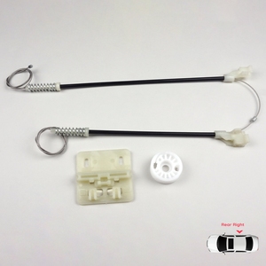Juego de Reparación de Elevalunas Eléctrico BWR463, Puerta Trasera Derecha para Land Freelander MK1 L314 LN 1997-2006 3/5 Puertas CVH101200 - Product Image 1