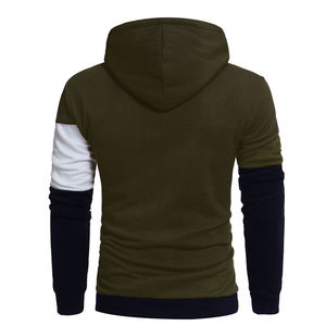 Sudadera con capucha térmica de poliéster y algodón personalizada para hombre, sudaderas con capucha de manga larga de invierno con diseño de cuello único de talla grande para hombre - Product Image 6