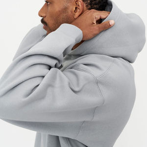 High Street Fashion Otoño Invierno abrigo sólido suelto Sudadera con capucha con bordado de manga larga Casual cremallera prendas de vestir sudadera - Product Image 6