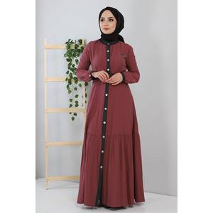 Abrigos, Chaquetas y Gabardinas Modestas con Botones y Cinturón, Abaya - Product Image 4