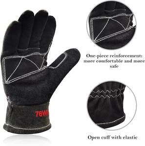 Guante de Bombero, Guantes Resistentes al Calor y a las Llamas para Seguridad contra Incendios - Product Image 3