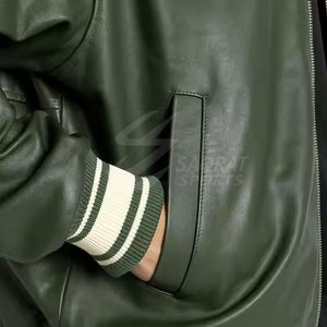 Latest Design 100% Leather Made Men Bomber <b>Jacket</b> <b>Waterproof</b> Wholesale <b>Winter</b> <b>Jacket</b> For Men - Product Image 6