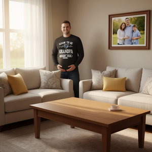 Maglietta a Maniche Lunghe per Futuro Nonno 2026, Regalo Divertente per l'Annuncio della Gravidanza per il Futuro Papà - Product Image 3