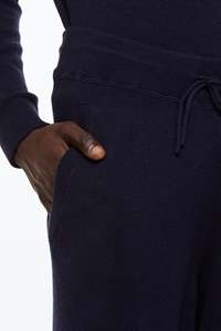 Pantalons de jogging décontractés pour hommes personnalisables, brodés, en coton stretch vintage, taille plus, coupe à la cheville, style streetwear - Product Image 3