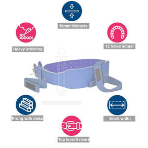 Cinturón de levantamiento de pesas Mejor venta Cinturón de levantamiento de pesas acolchado pesado Hecho a medida Buena calidad - Product Image 5