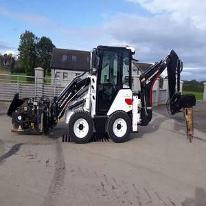 Chargeuse-pelleteuse compacte diesel HYDROMEK HMK 102B /62SS avec moteur et pompe, chargeuse sur pneus - Product Image 6