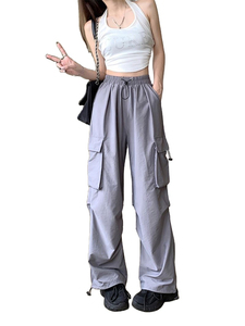 Pantalones Anchos de Pana Fluida para Mujer, Pantalones Vintage Casuales, Holgados, Estilo Baggy, Tendencia Estética, Largos, para Primavera y Otoño - Product Image 6