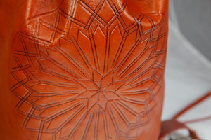 Sac à dos en cuir véritable fait à la main marocain Vintage Rock Fashion Style Sac Dos Unisex Bohème Look OEM Disponible toutes les saisons - Product Image 2