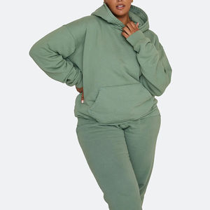 Vente en gros de sweats à capuche tricotés surdimensionnés pour l'hiver Survêtement de fitness XS Lettres imprimées durables sur le devant - Product Image 4