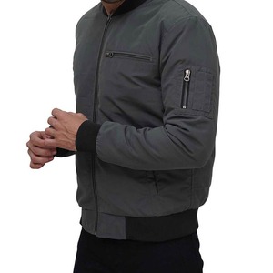 Dernier modèle de veste d'hiver pour hommes Survêtement décontracté de couleur unie à manches longues à vendre de haute qualité - Product Image 5