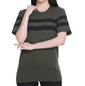 Camisetas de Mujer Más Vendidas, Camiseta de Manga Corta con Cuello Redondo, Ropa de Mujer, Camisetas de Algodón Transpirable para Mujer - Product Image 1