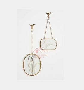 Marcos de Metal con Diseño de Esquinas Redondeadas, Marcos de Latón para Colgar en la Pared - Product Image 1