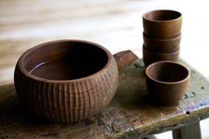 BOIS DIFFICILES PARFAIT POLYVALENT ARTISANAT Bol à pâte en bois Fait à la main pour fruits ou salades Vintage Ferme rustique de haute qualité - Product Image 2