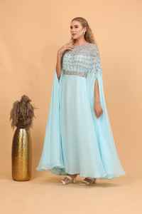 Vestidos de Noche Modestos, Transpirables, Antiestáticos, de Poliéster de Alta Calidad, con Cintura Imperio, para Fiestas Musulmanas, Eid, Abaya para Mujer - Product Image 4