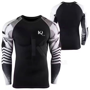 Camiseta Deportiva de Compresión para Hombre, Estilo Profesional, Manga Larga, Secado Rápido, para Entrenamientos Intensos - Product Image 3