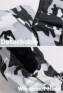 Chaqueta con Capucha y Cremallera con Logotipo Personalizado, Chaqueta Cortavientos Impermeable de Alta Calidad para Senderismo al Aire Libre, con Aislamiento de Forro Polar para Hombre y Mujer - Product Image 3