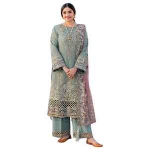 New Arrival Low Price Sets Color <b>Women</b> Suit New Arrival Embroidered <b>Women</b> <b>Dress</b> Party Wear Solid material By AA IMPEX - Product Image 1