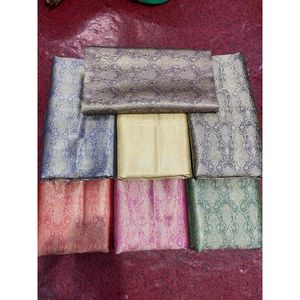 KVR KVR Vente en gros Banarasi Poyester/Usine de tissu de soie Nouveau modèle imprimé pour les femmes de fabricant et fournisseur indien - Product Image 3