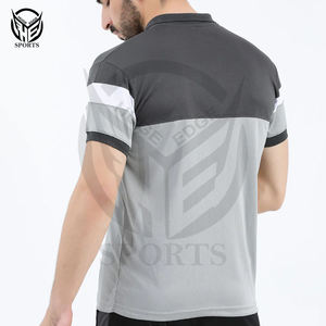 Concevez votre propre marque personnalisée de polos de golf à manches courtes polo en polyester spandex pour hommes - Product Image 4