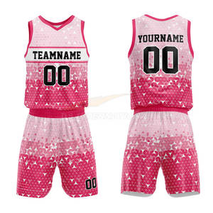 Vente en gros d'uniformes de basket-ball, maillots d'équipe personnalisés par sublimation, vêtements de sport en maille à séchage rapide, tenues réversibles - Product Image 2