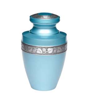 Urna de cremación negra Premium con tapa Urnas de metal sostenibles Urnas de cremación para adultos de estilo más vendido para suministros funerarios - Product Image 5