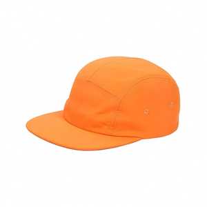 Gorra de Béisbol de Nailon de Secado Rápido de 5 Paneles, Gorra Ligera para Correr con Visera Plana y Cierre a Presión, Estilo Liso - Product Image 2
